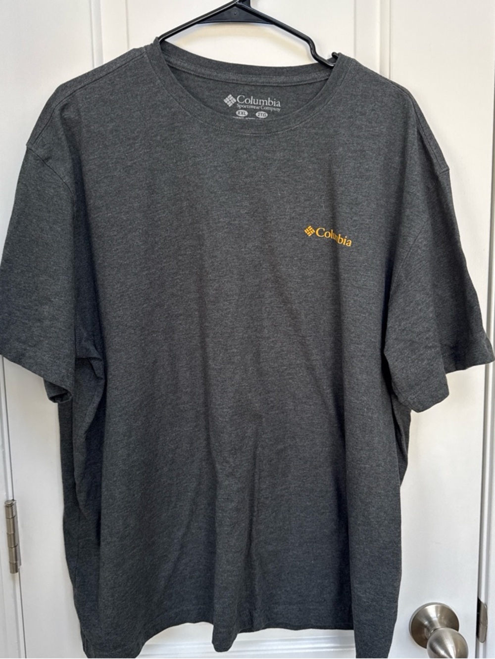 Columbia Men's Short-Sleeve Logo T-Shirt in Dark Gray- New York State